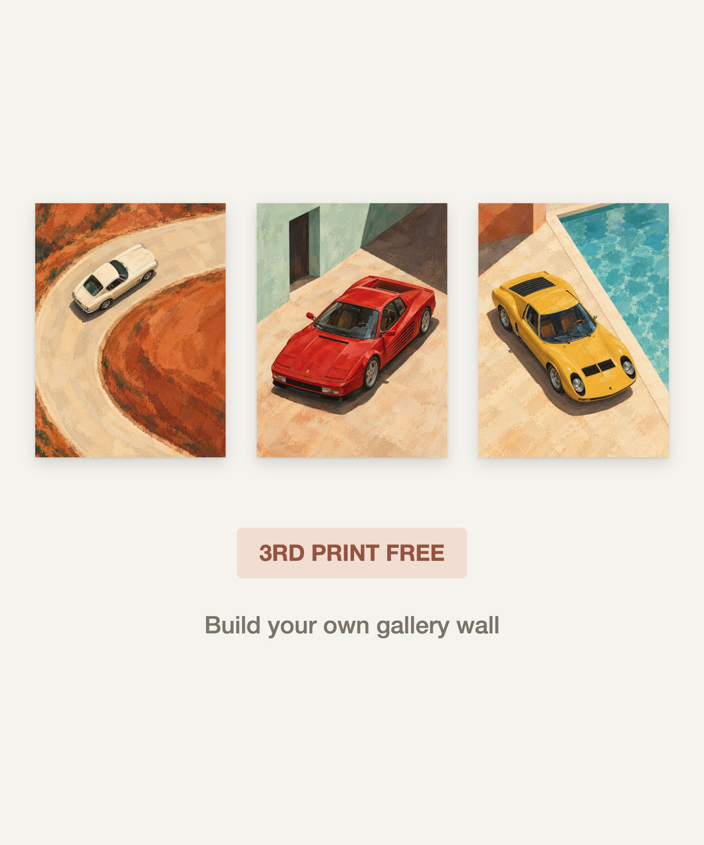 Apricot & Scarlet art print