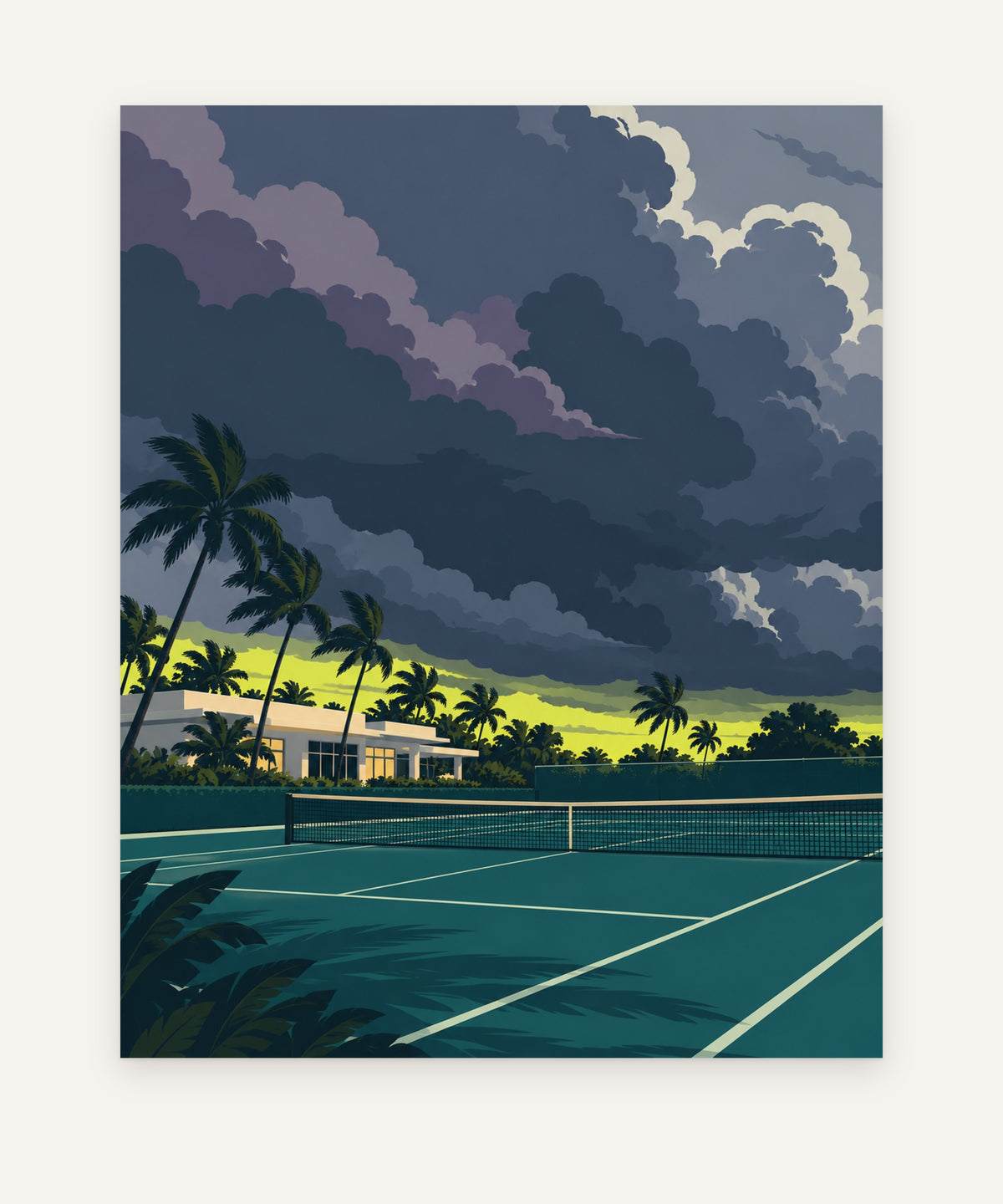 Azure Fragment No. 7 art print