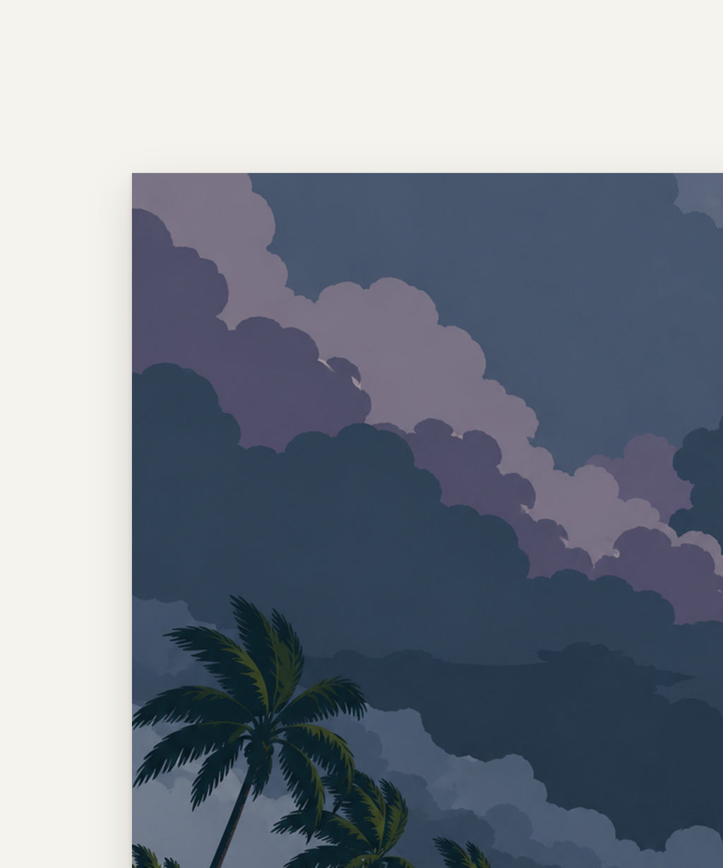 Azure Fragment No. 7 art print