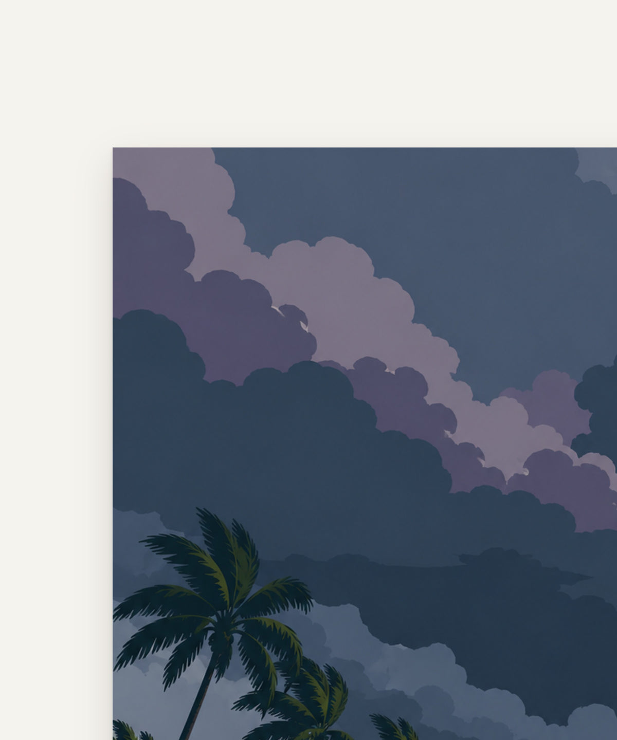 Azure Fragment No. 7 art print