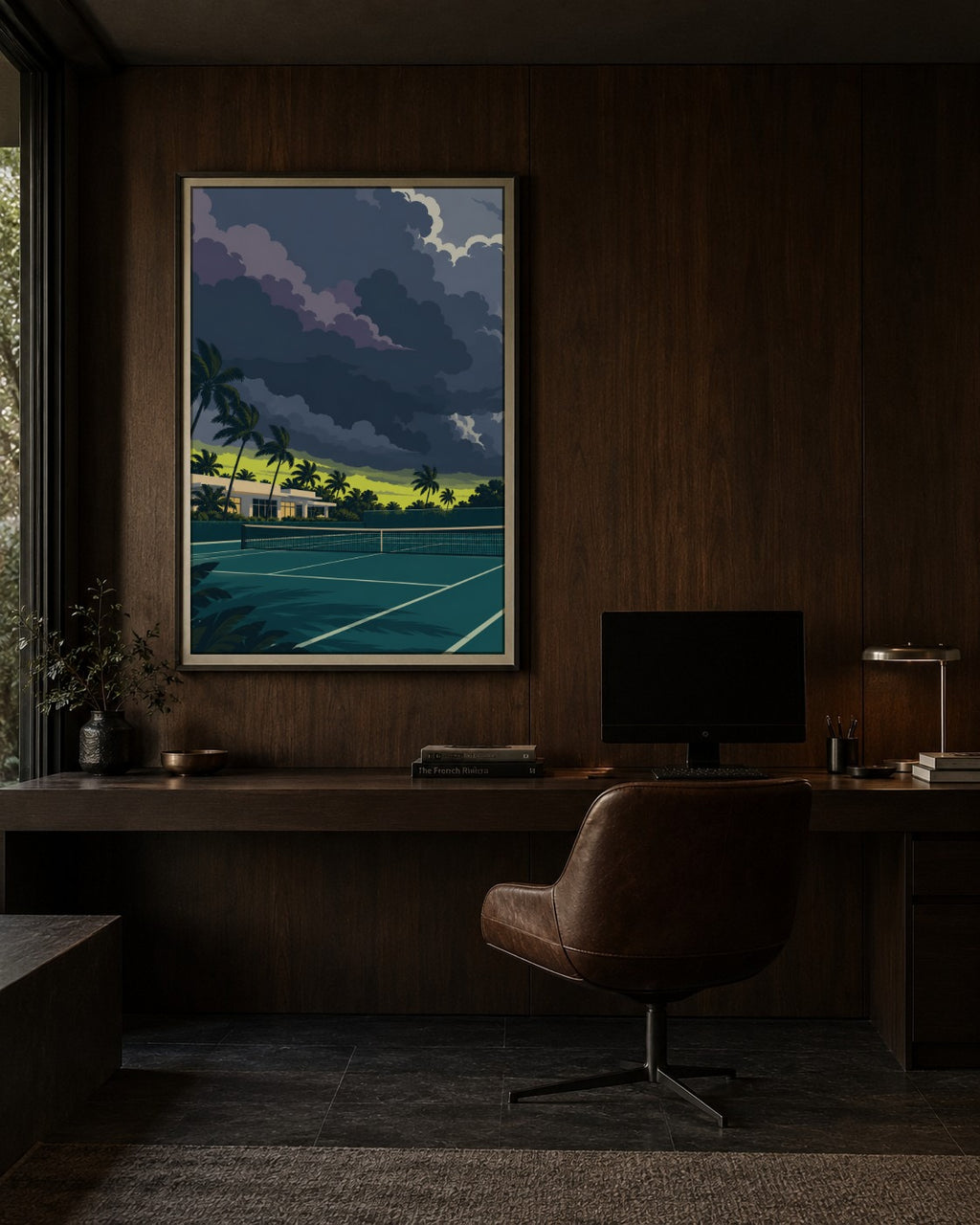 Azure Fragment No. 7 art print