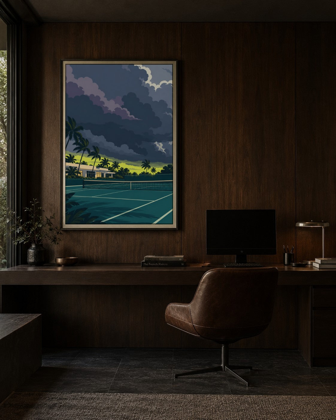 Azure Fragment No. 7 art print