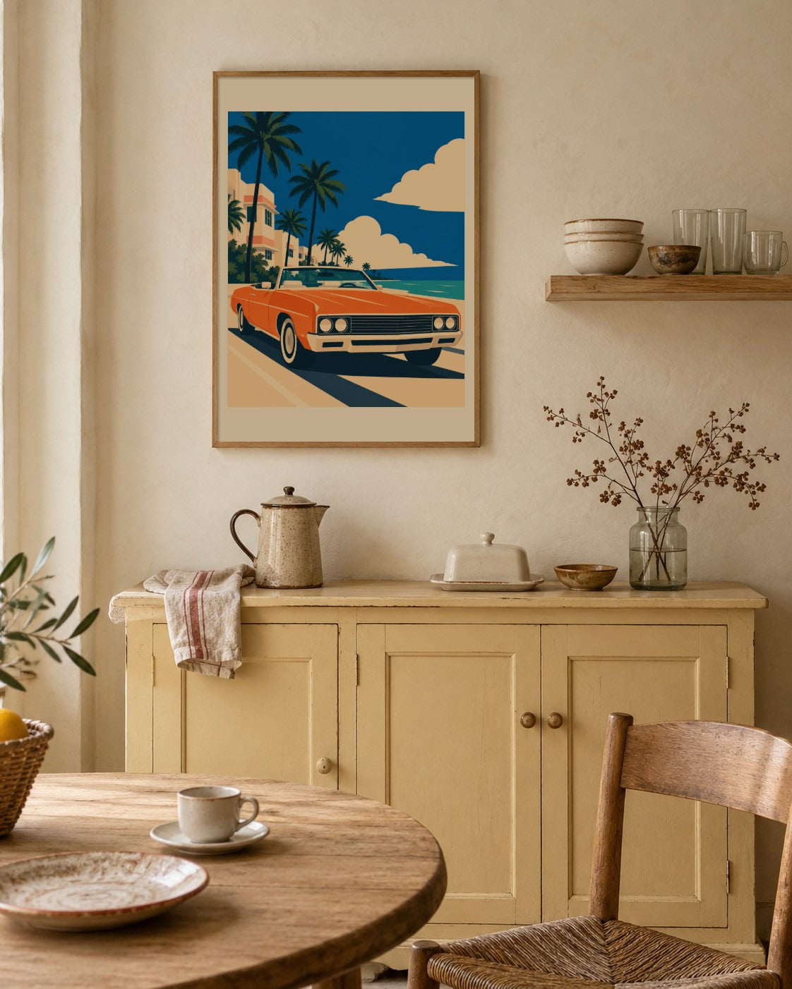 Bloom in Cobalt art print