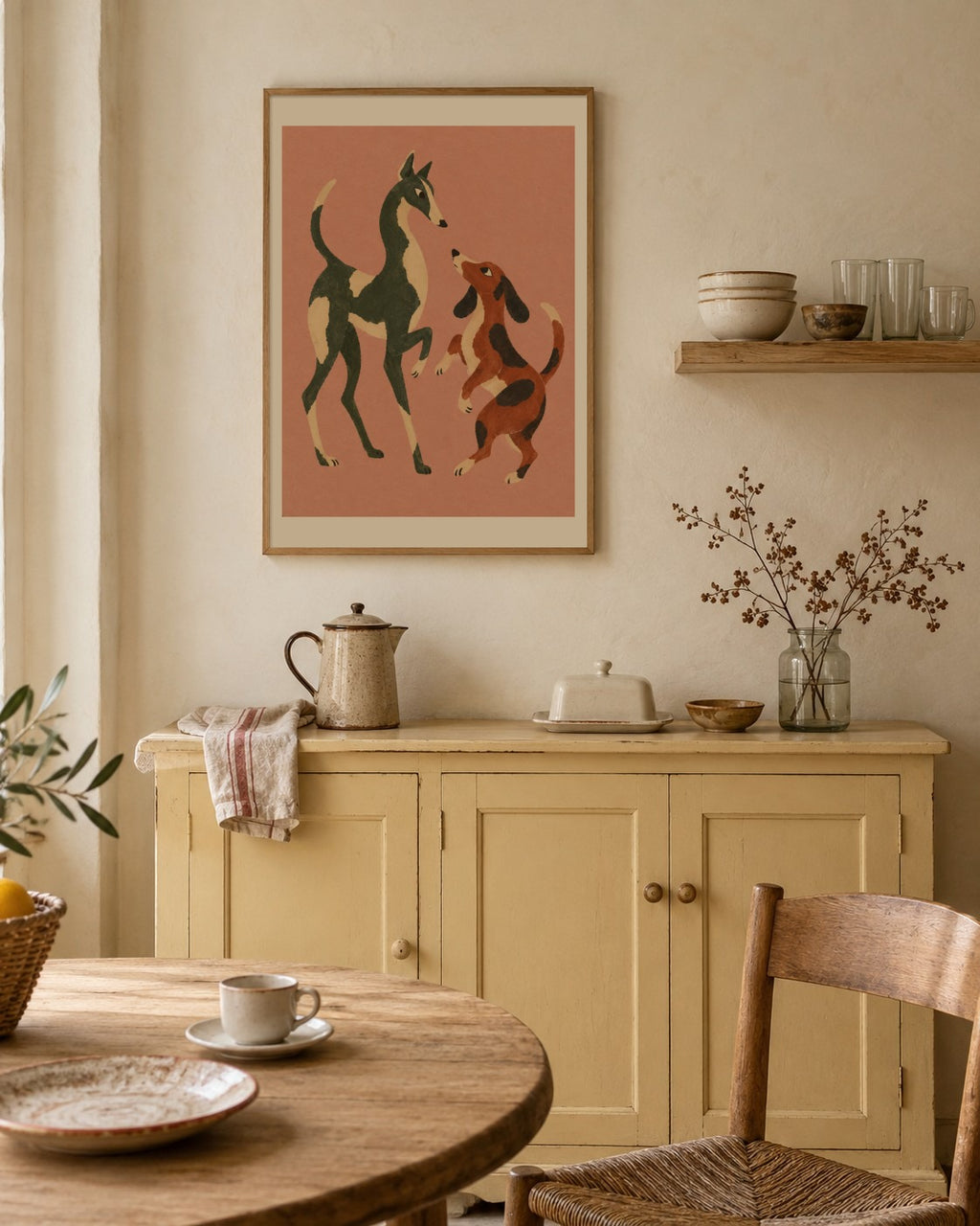 Bloom in Vermilion art print