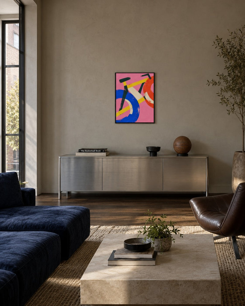 Artwork details of Blush & Indigo