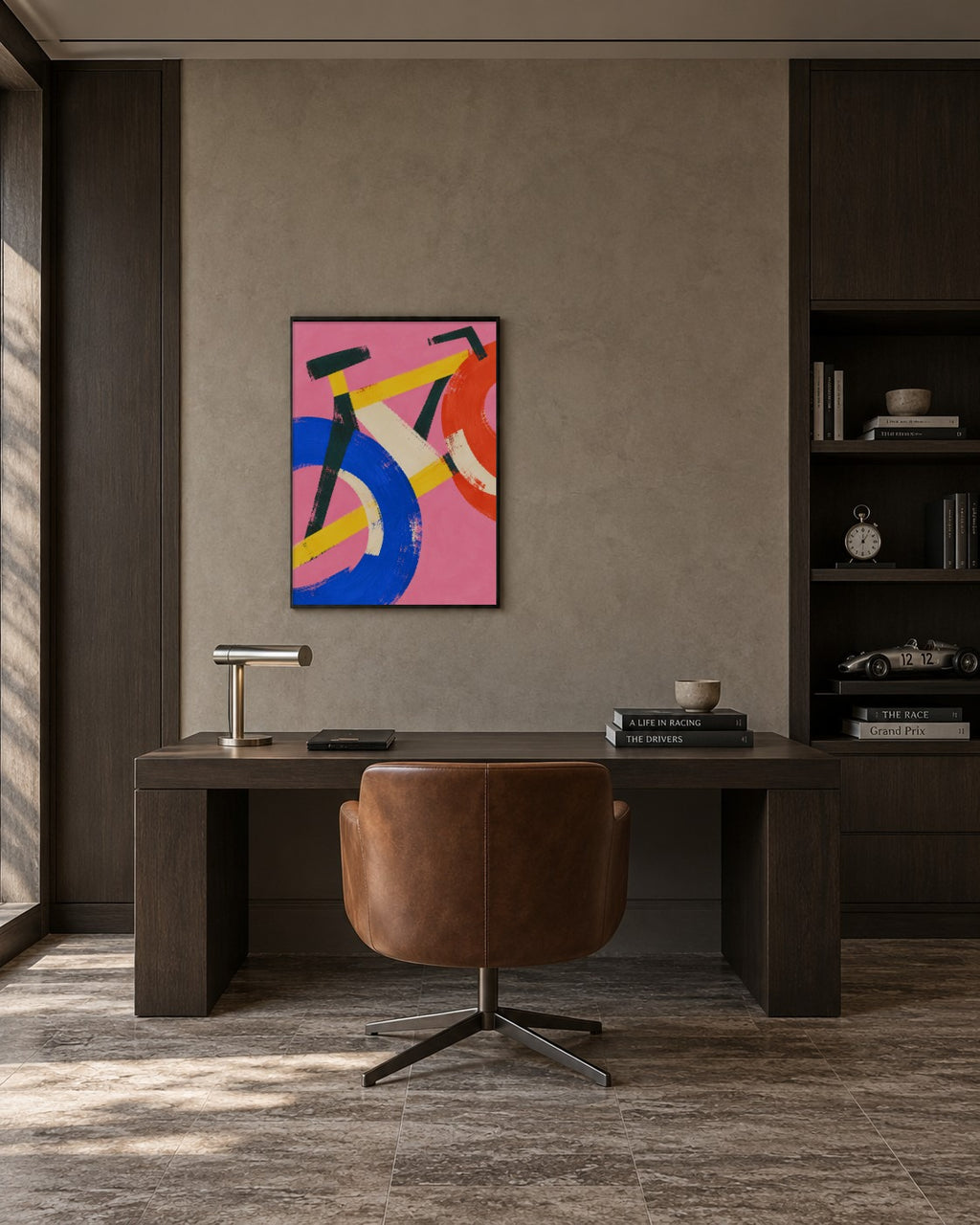Blush & Indigo art print