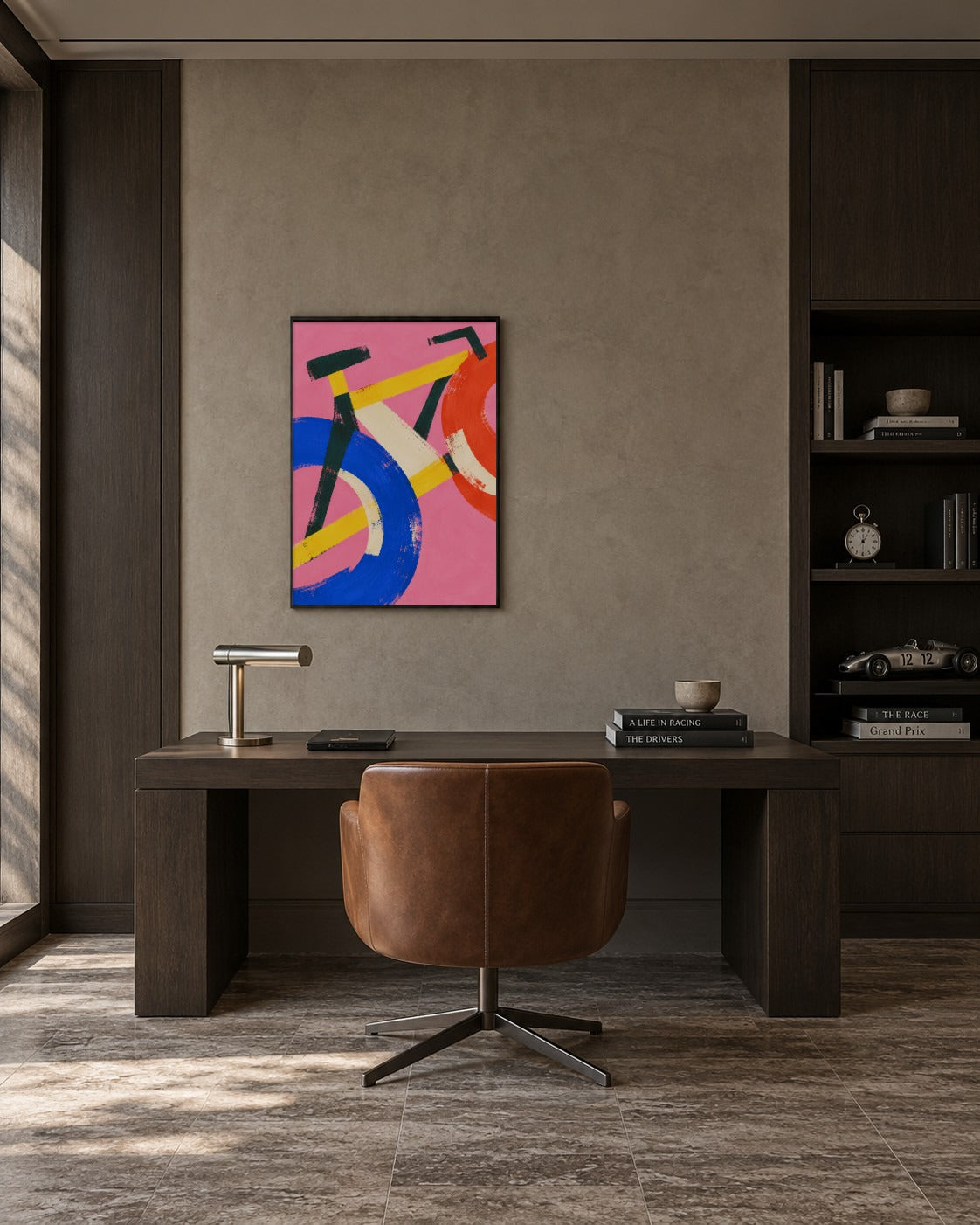 Blush & Indigo art print
