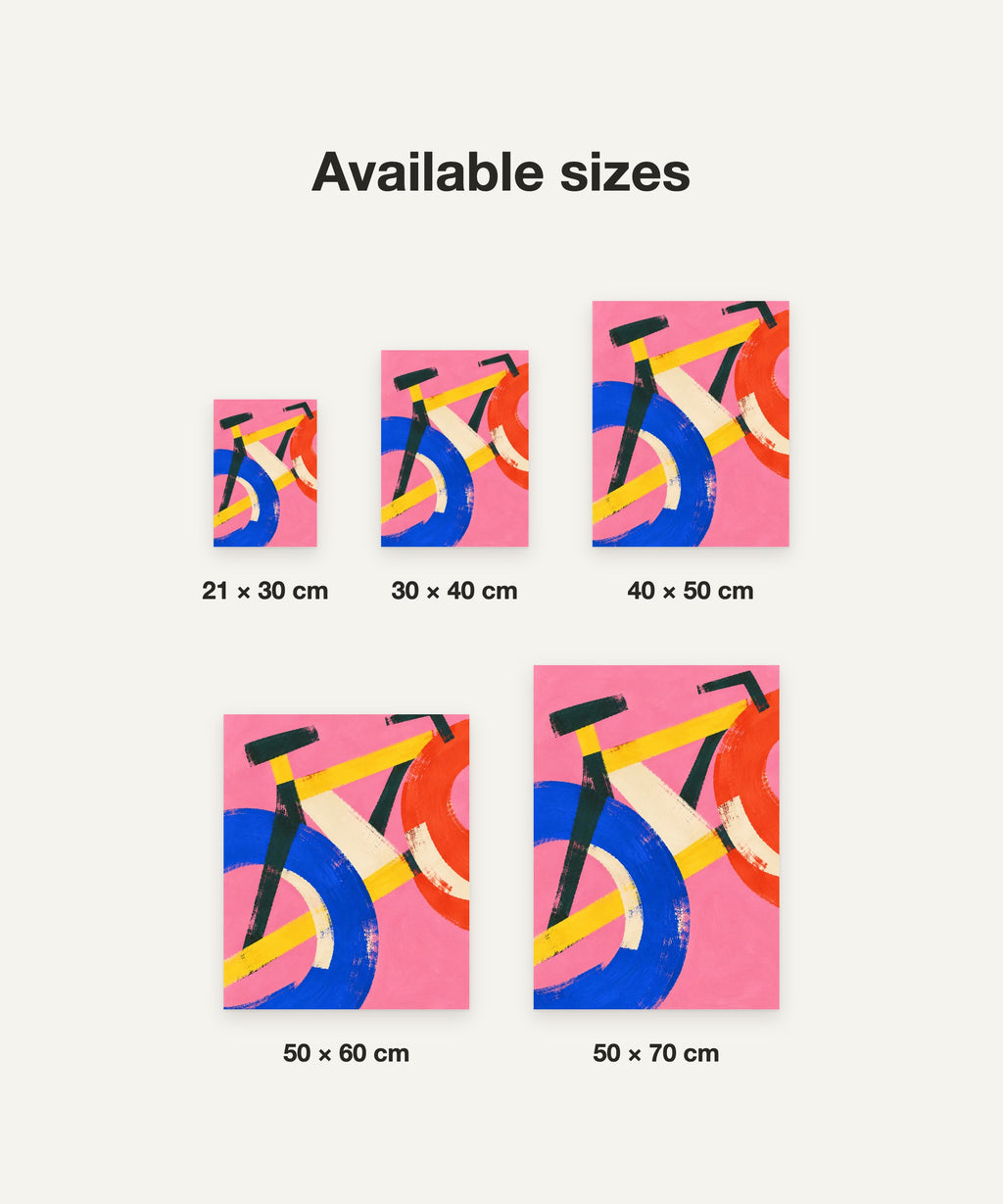 Blush & Indigo art print