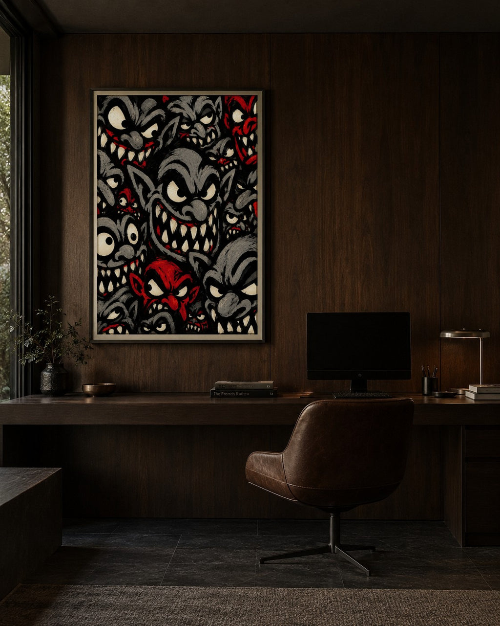 Charcoal Drift No. 9 art print