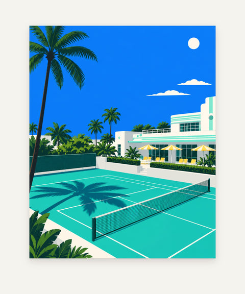 Cobalt Drift art print