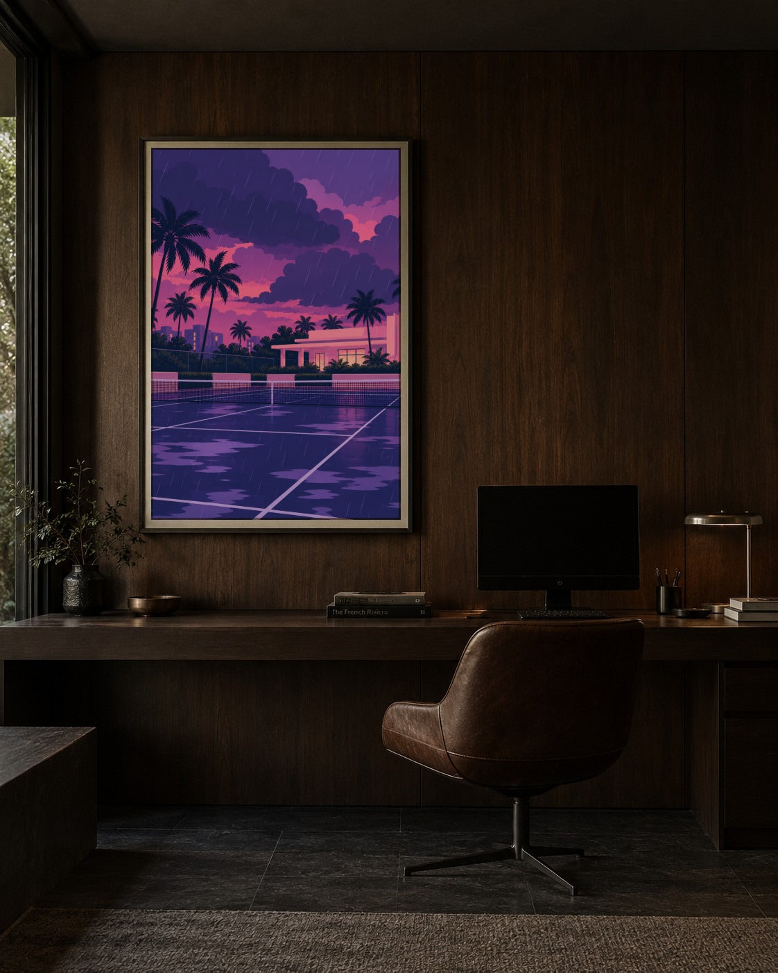 Cobalt Gesture No. 7 art print