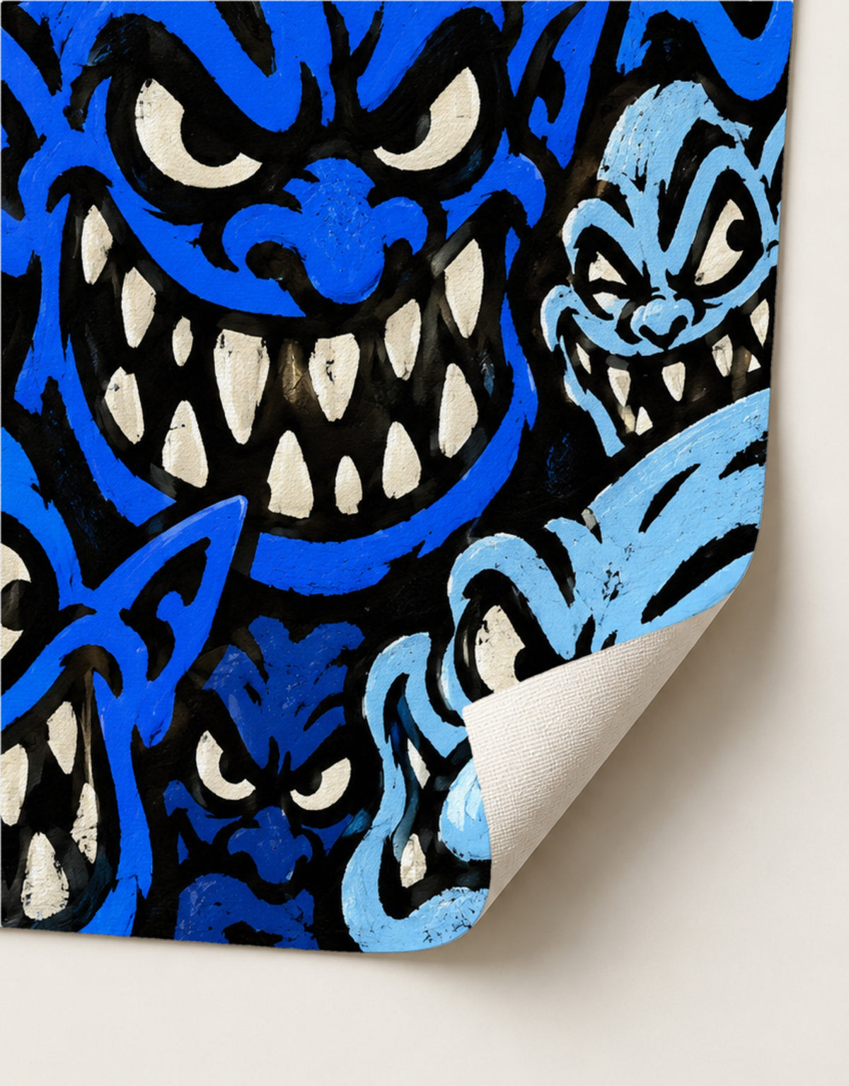 Cobalt & Ink art print