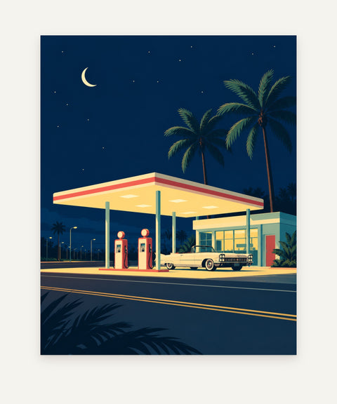 Cobalt Study art print