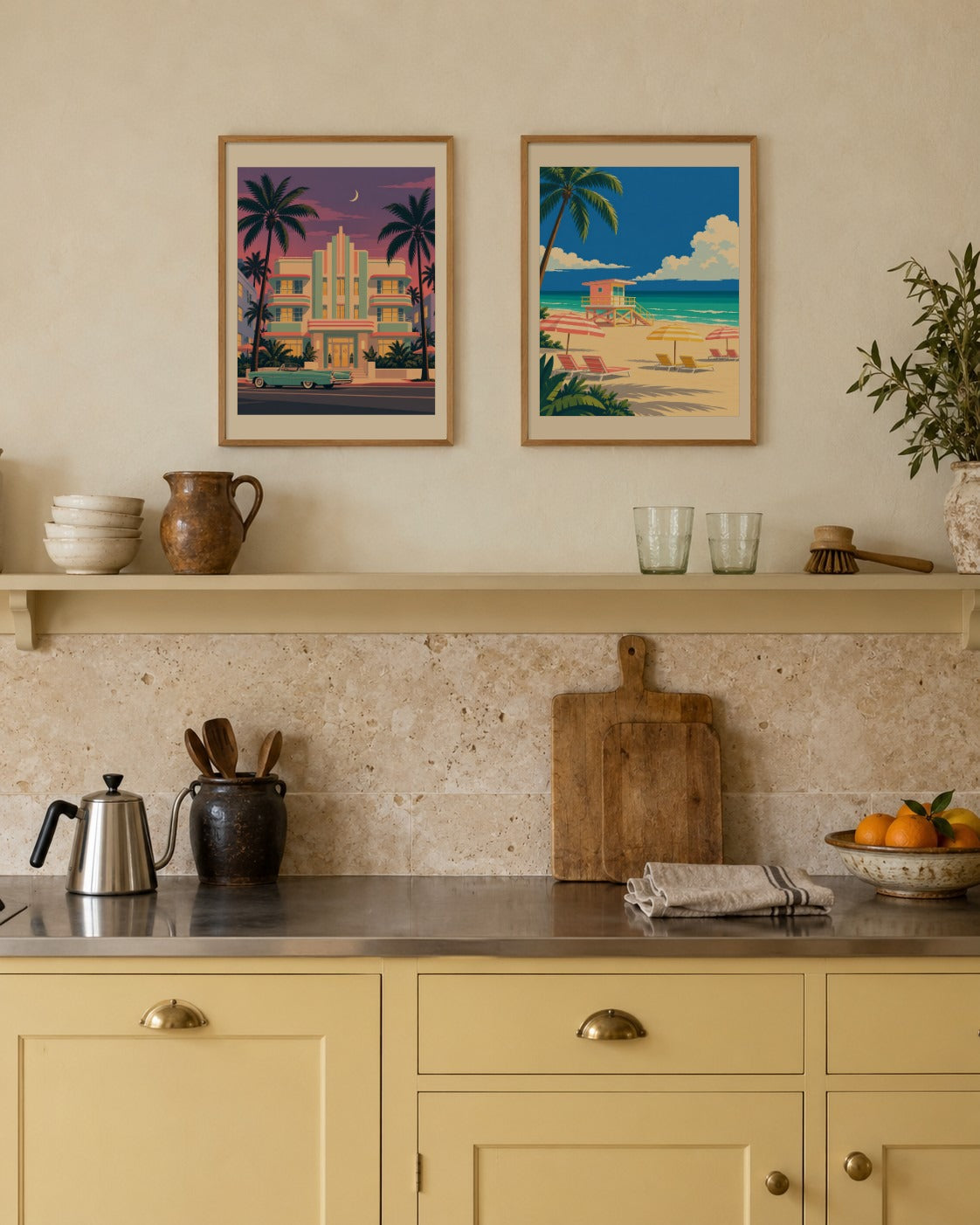 Composition in Cobalt art print