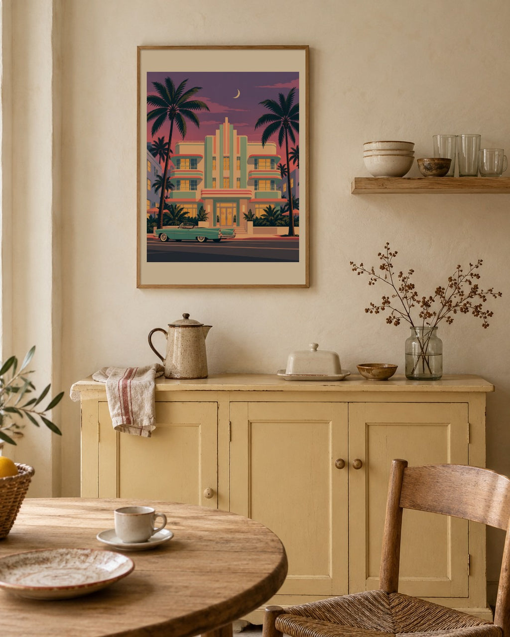 Composition in Cobalt art print