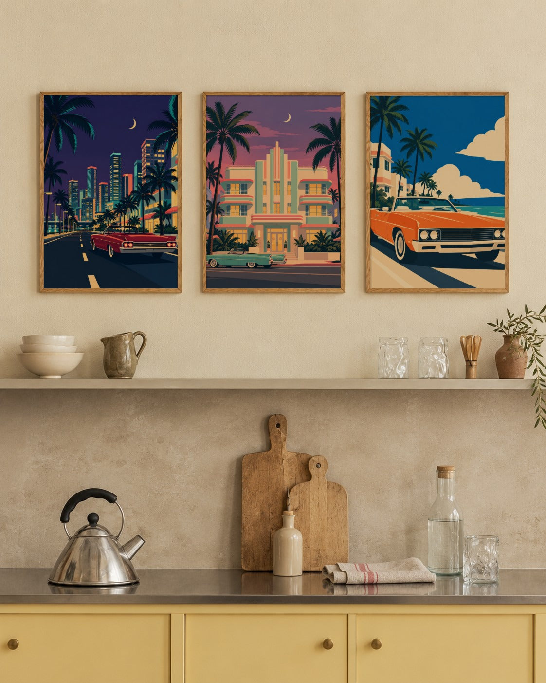 Composition in Cobalt art print