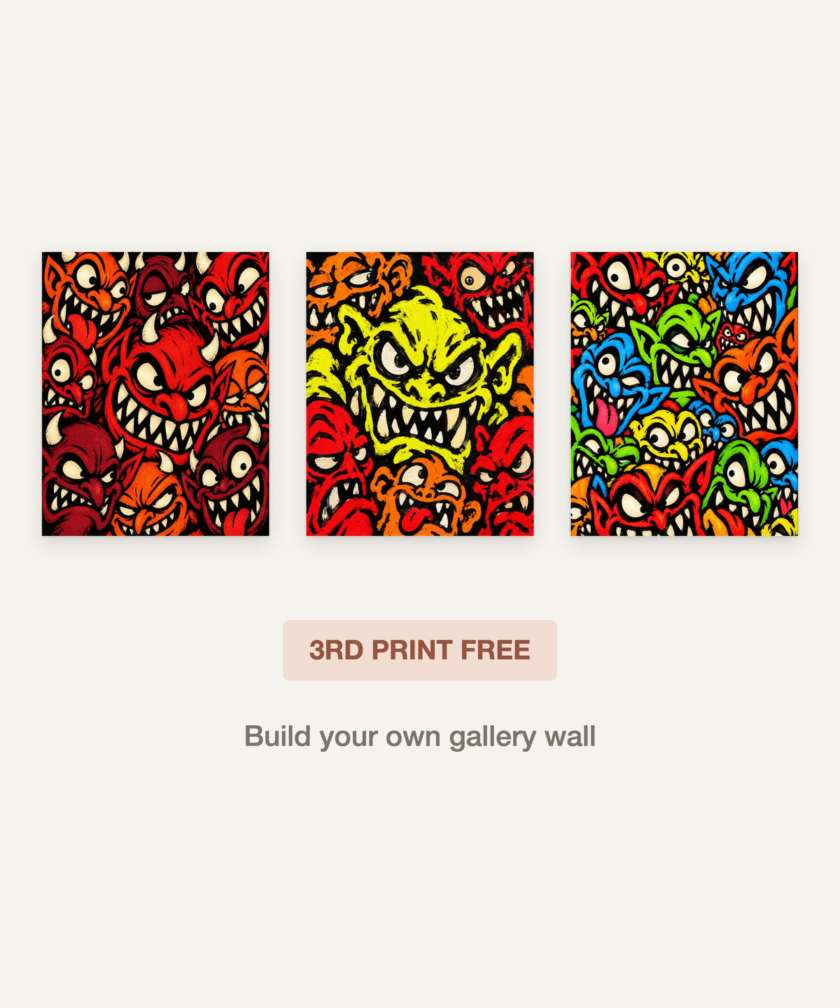 Fragment in Saffron art print