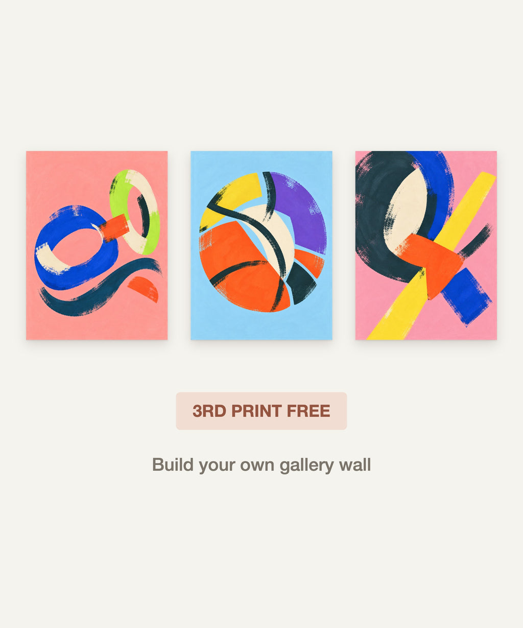 Indigo Fragment art print