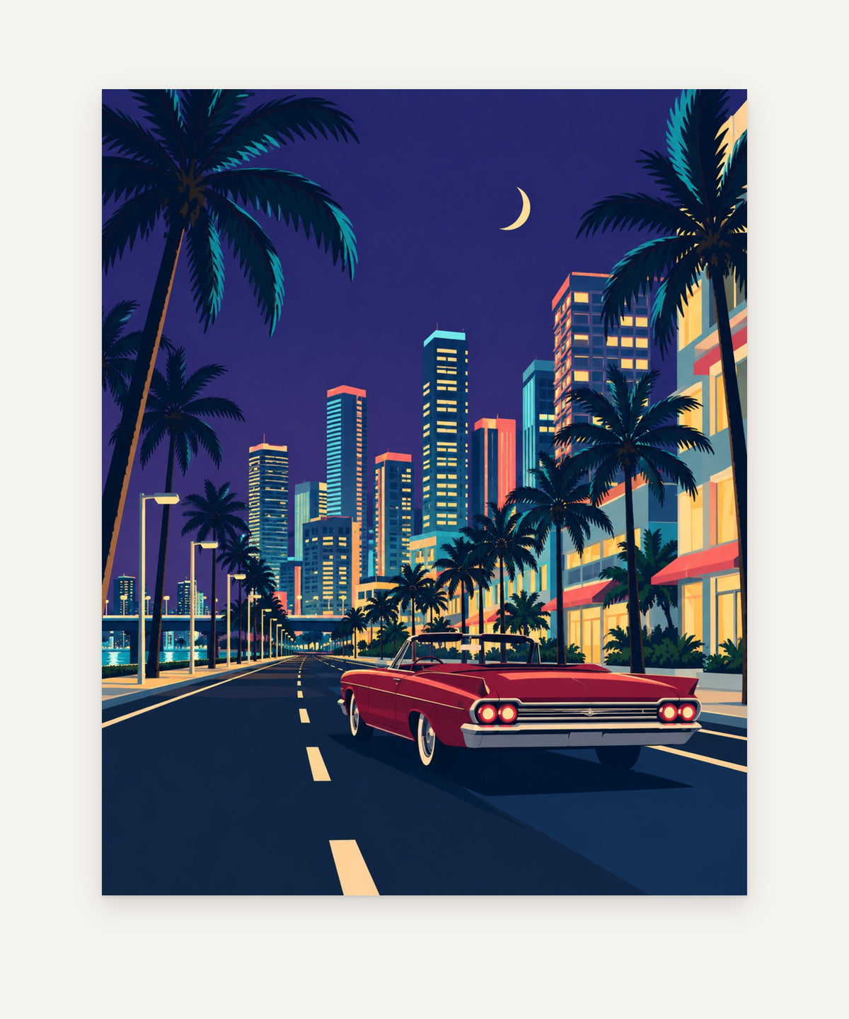 Indigo Signal No. 2 art print