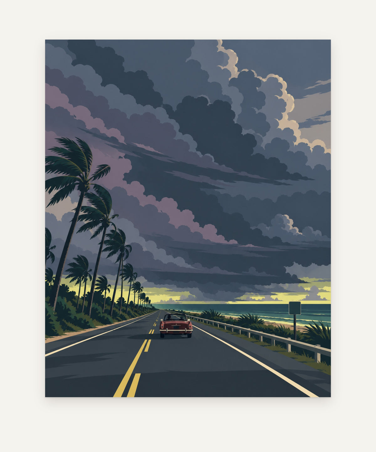 Indigo & Stone art print