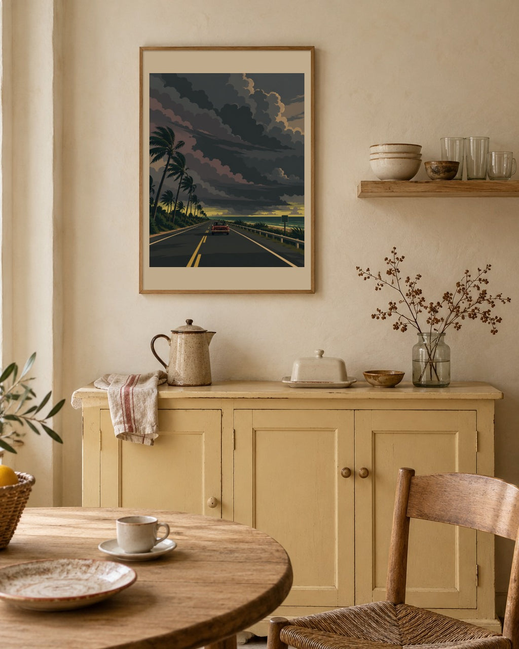 Indigo & Stone art print