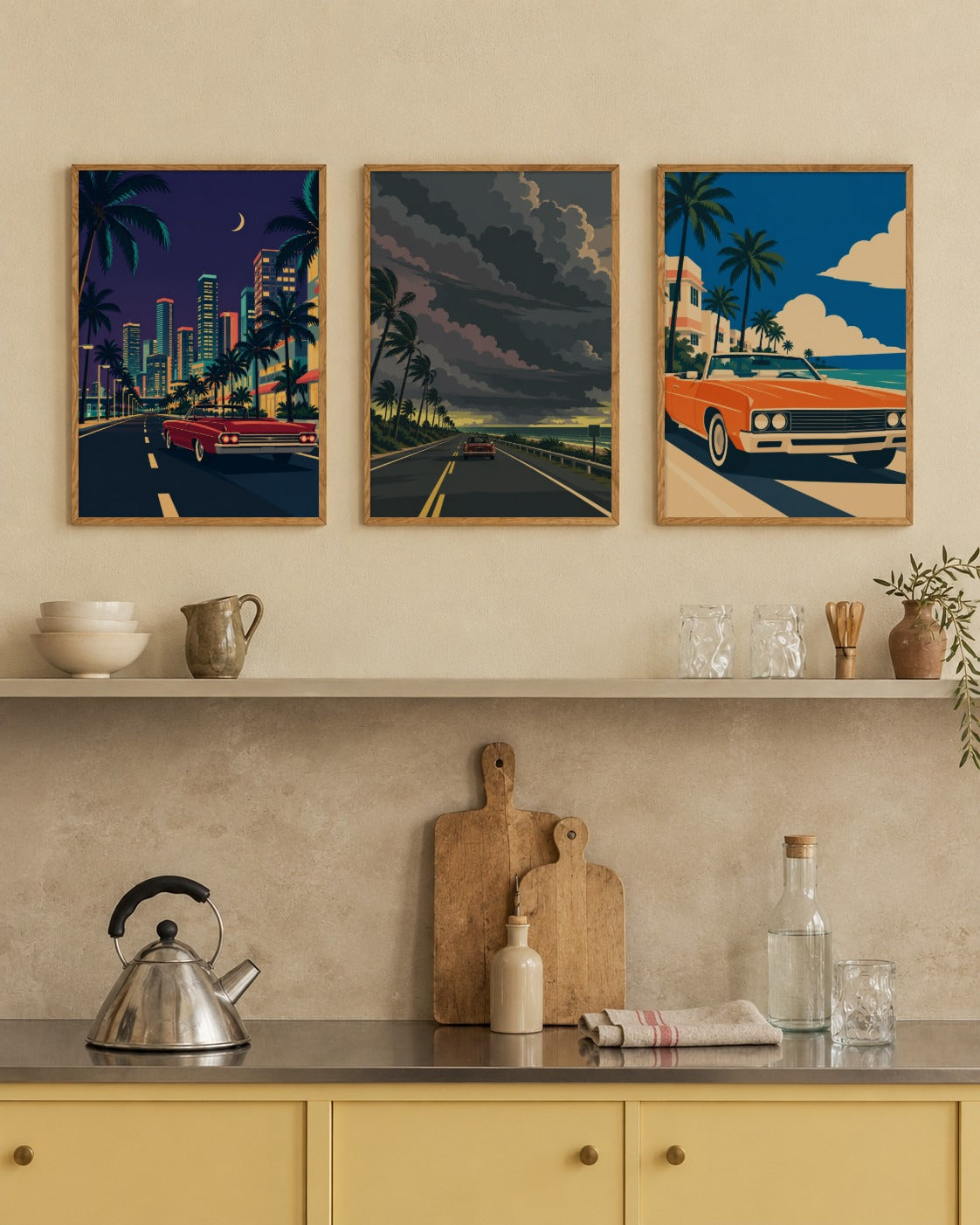 Indigo & Stone art print