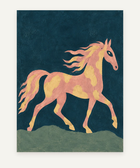 Interlude in Indigo art print