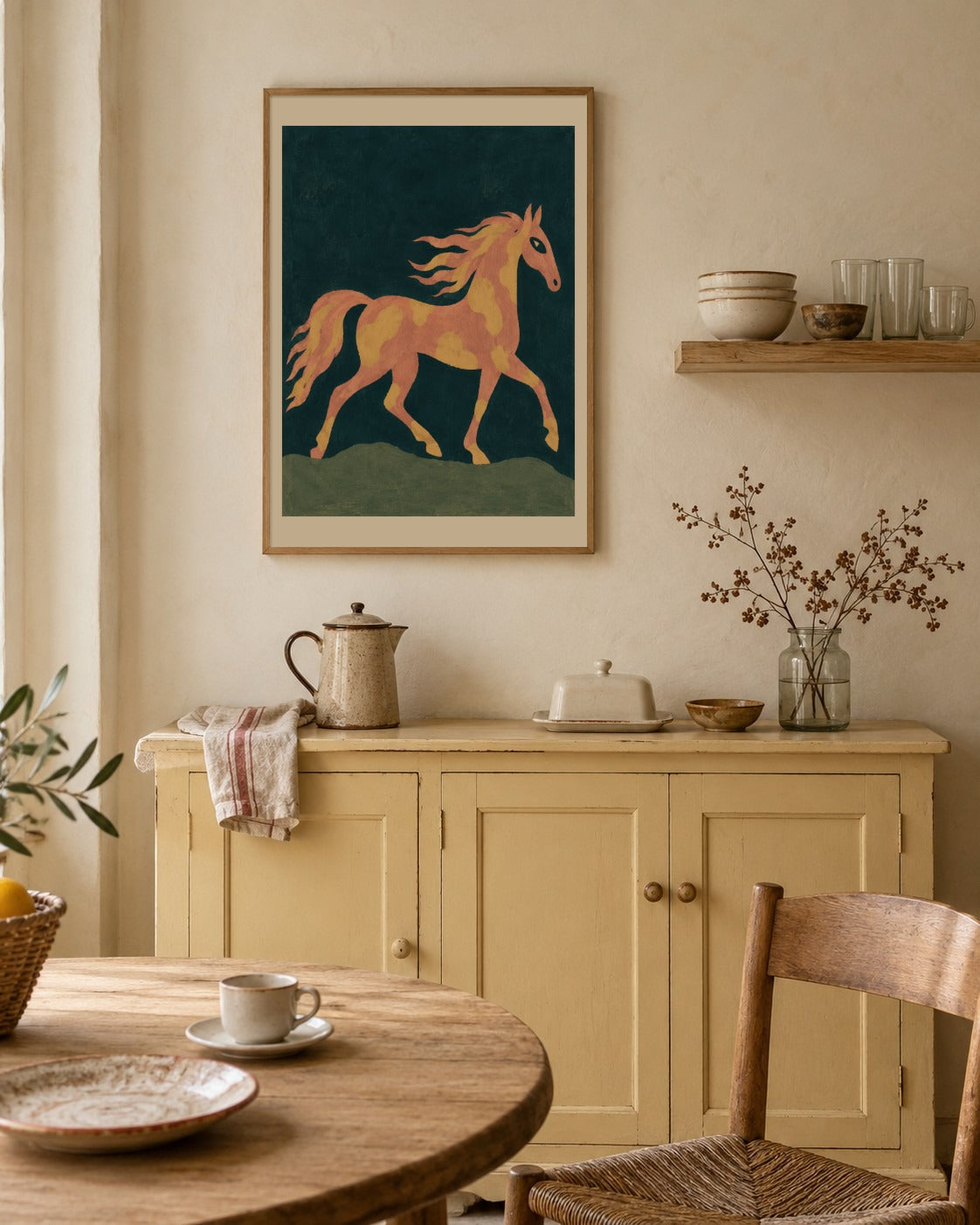 Interlude in Indigo art print