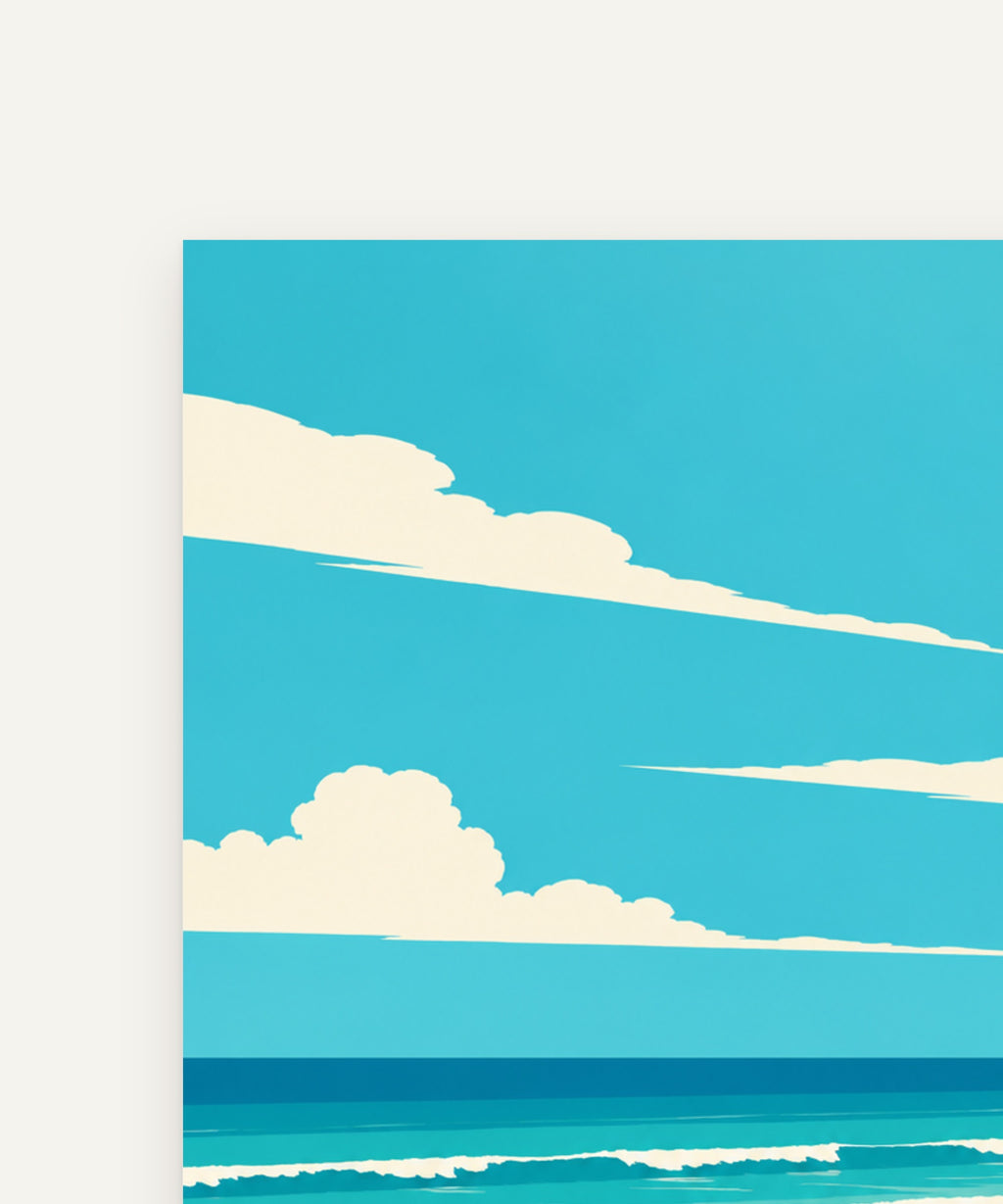 Lagoon Study art print