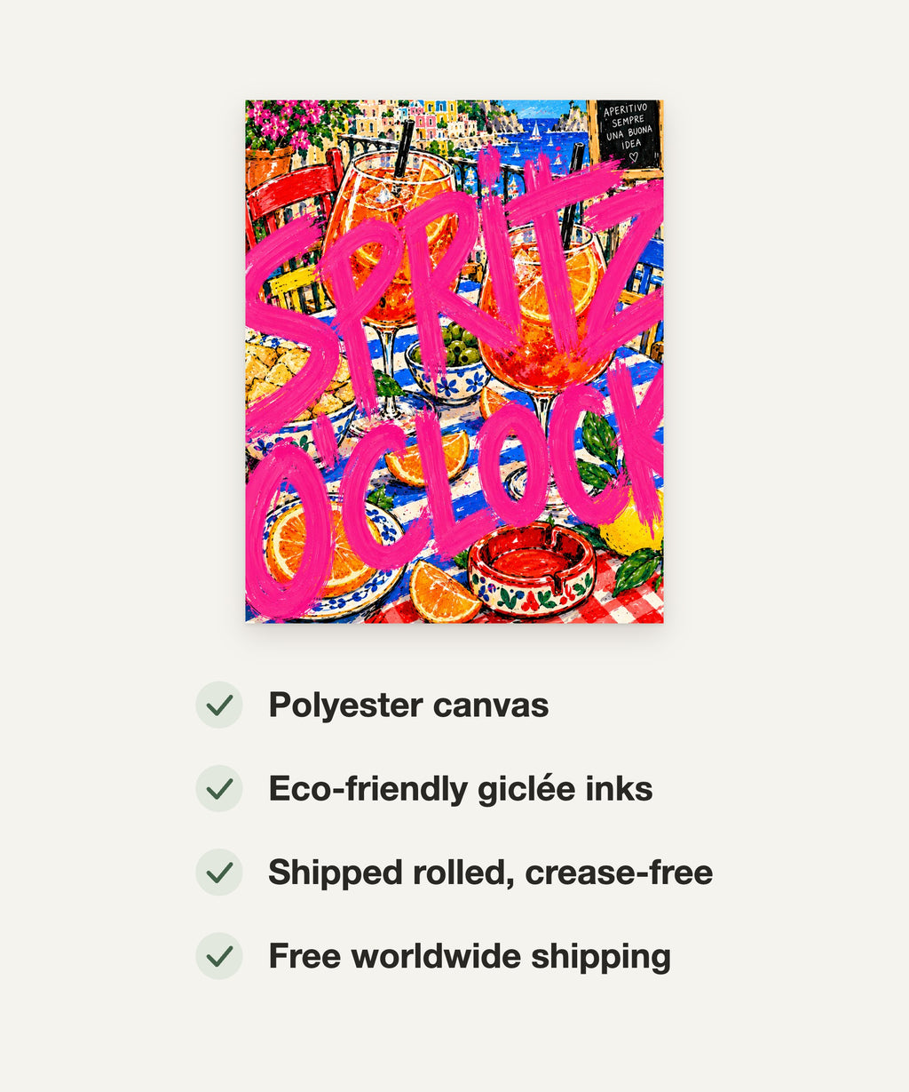 Magenta & Scarlet art print