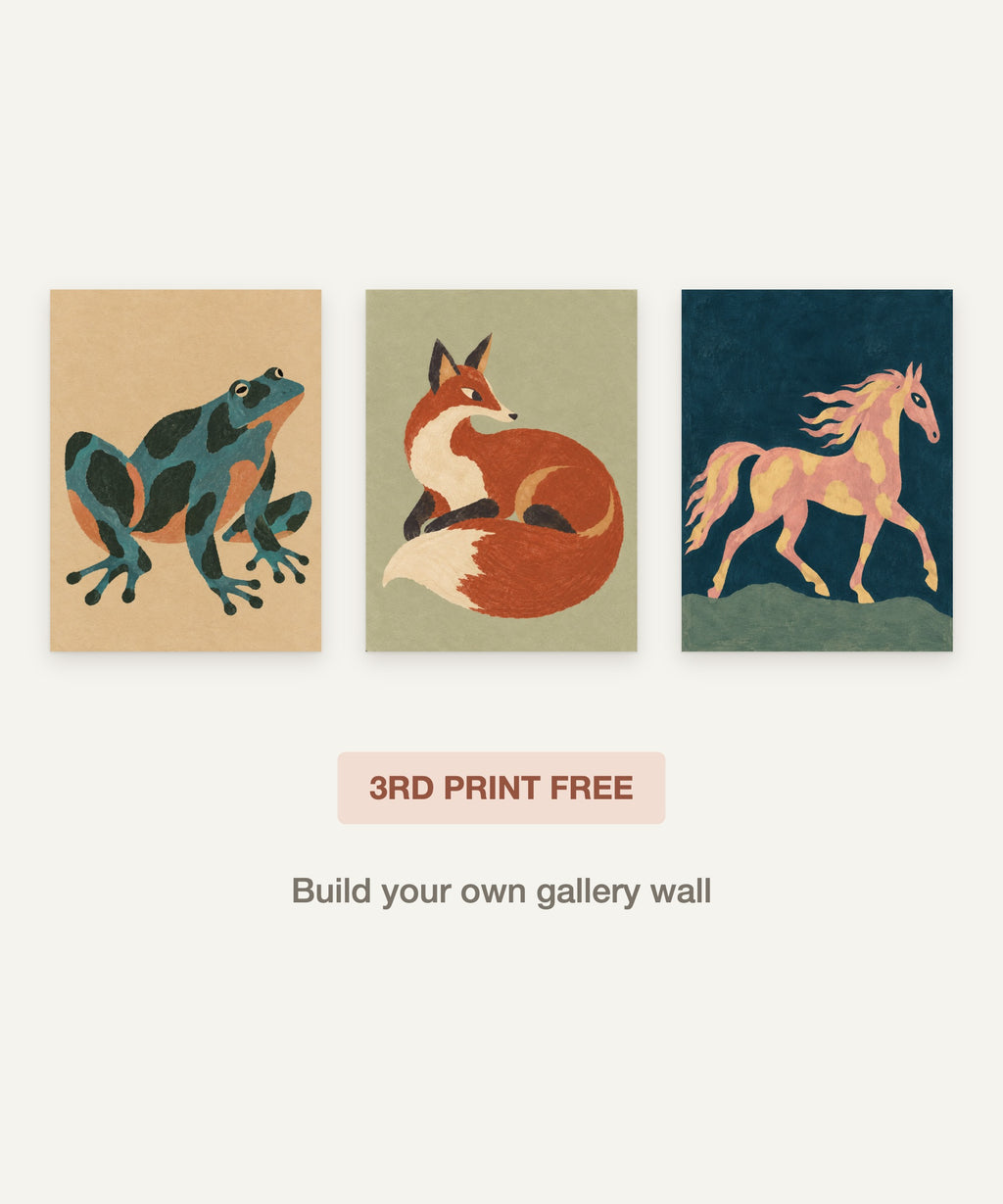 Marigold & Vermilion art print