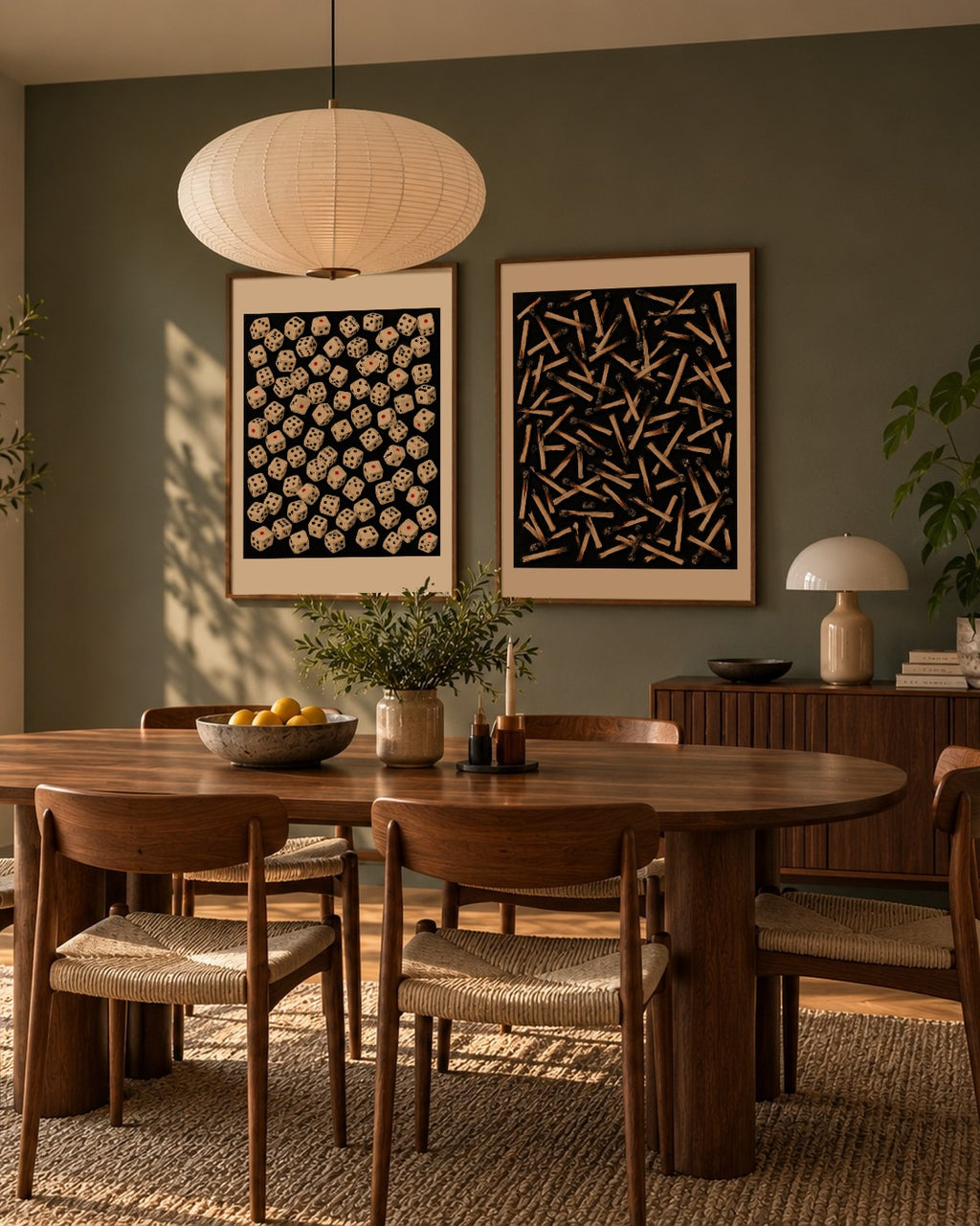 Motion in Apricot art print