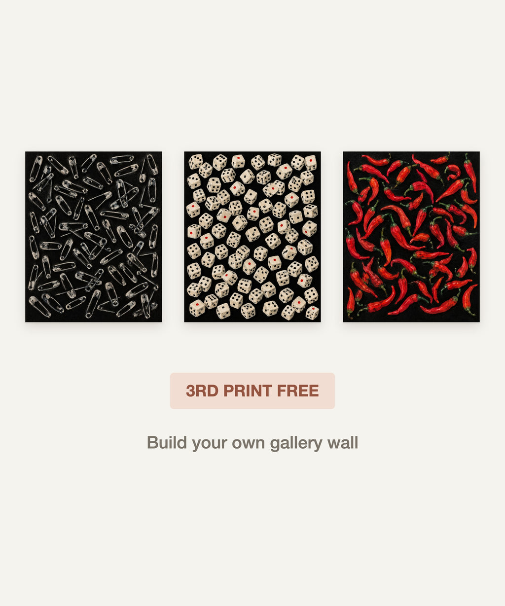 Motion in Apricot art print
