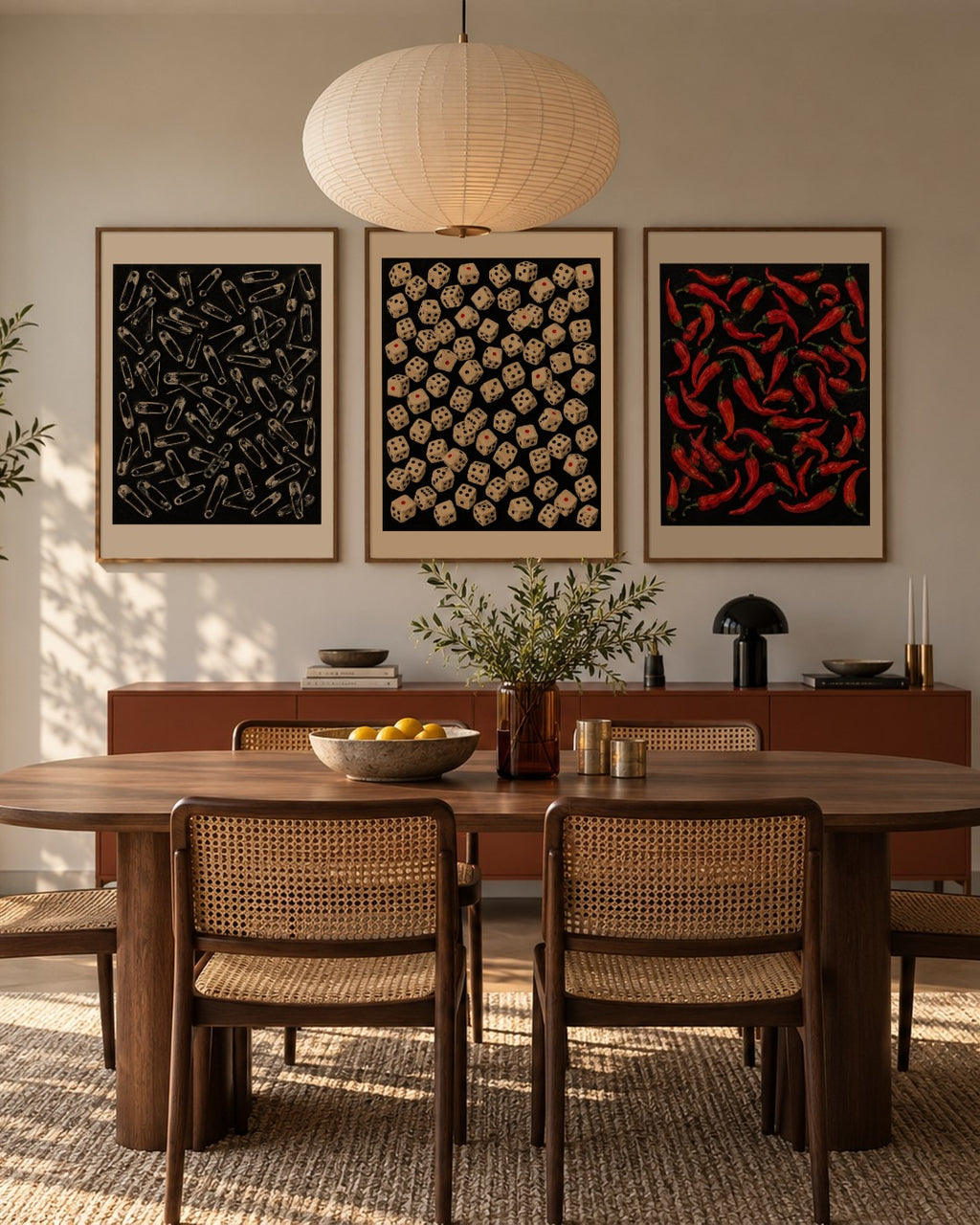 Motion in Apricot art print