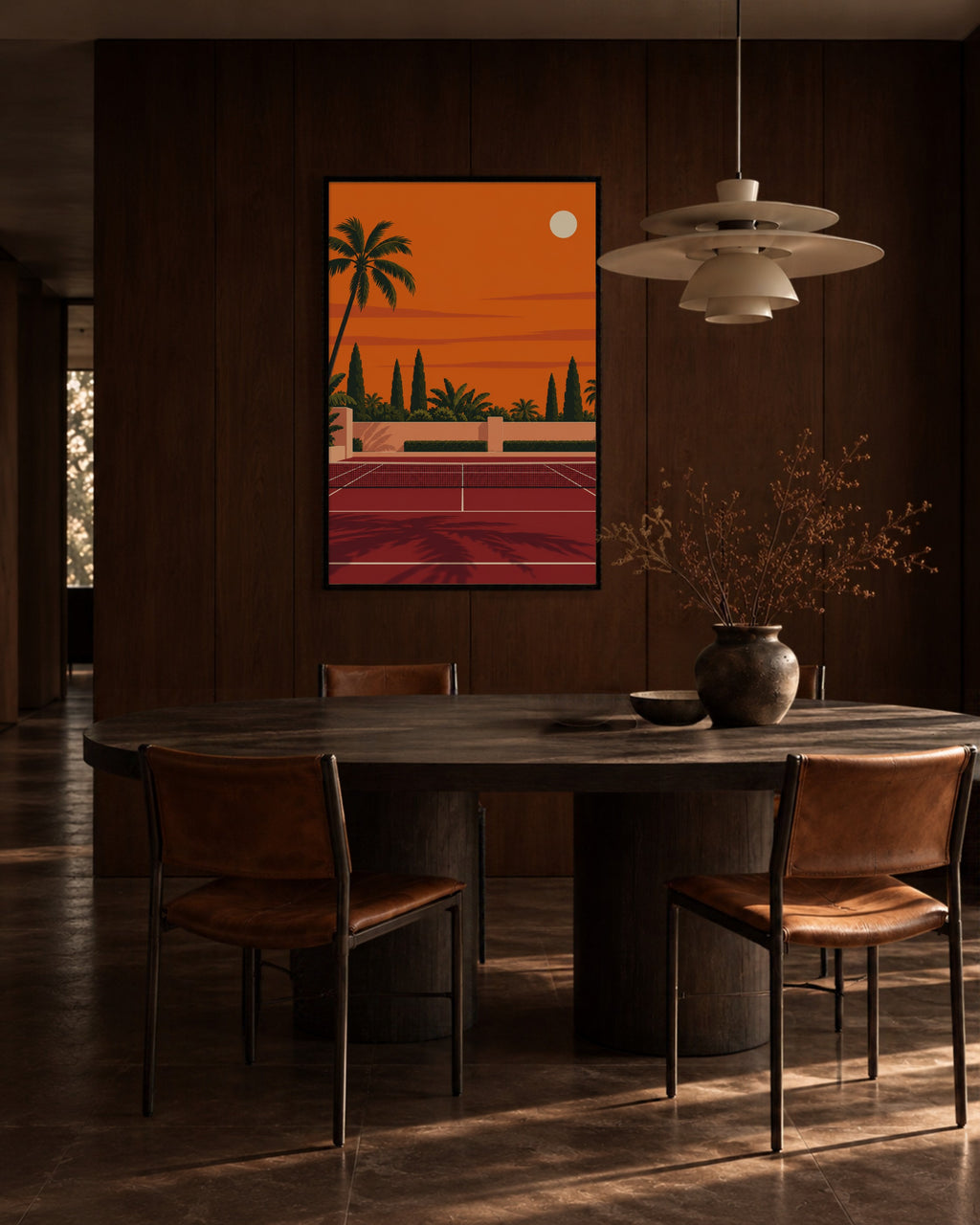 Motion in Coral art print