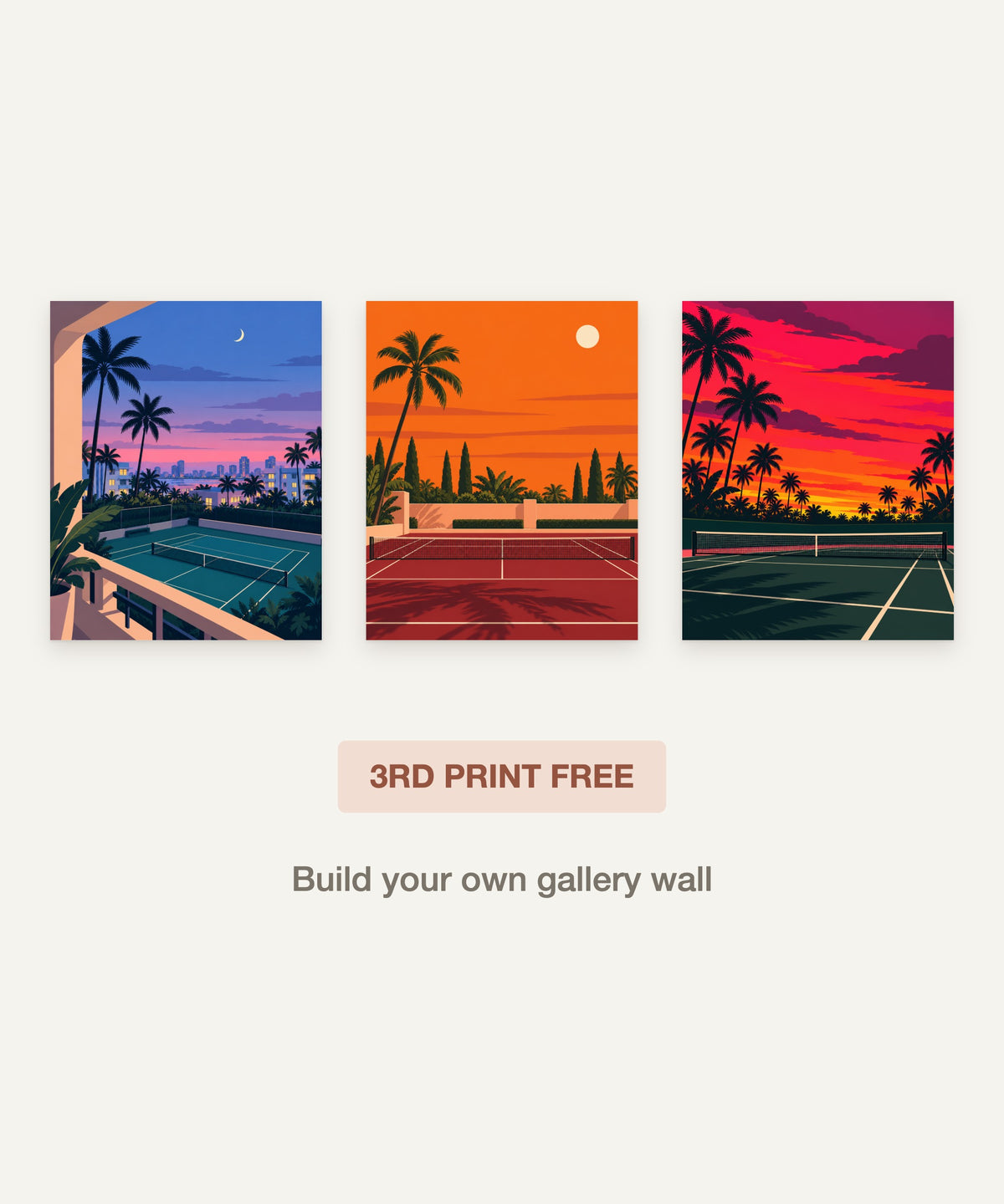 Motion in Coral art print