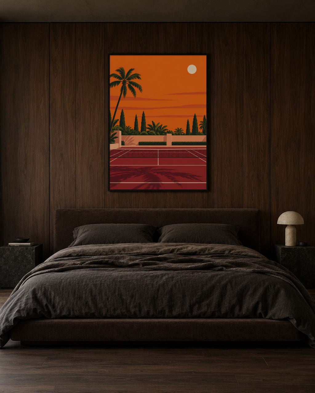 Motion in Coral art print