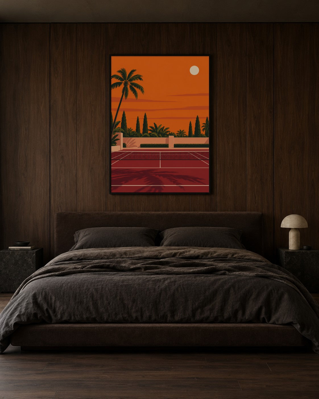 Motion in Coral art print