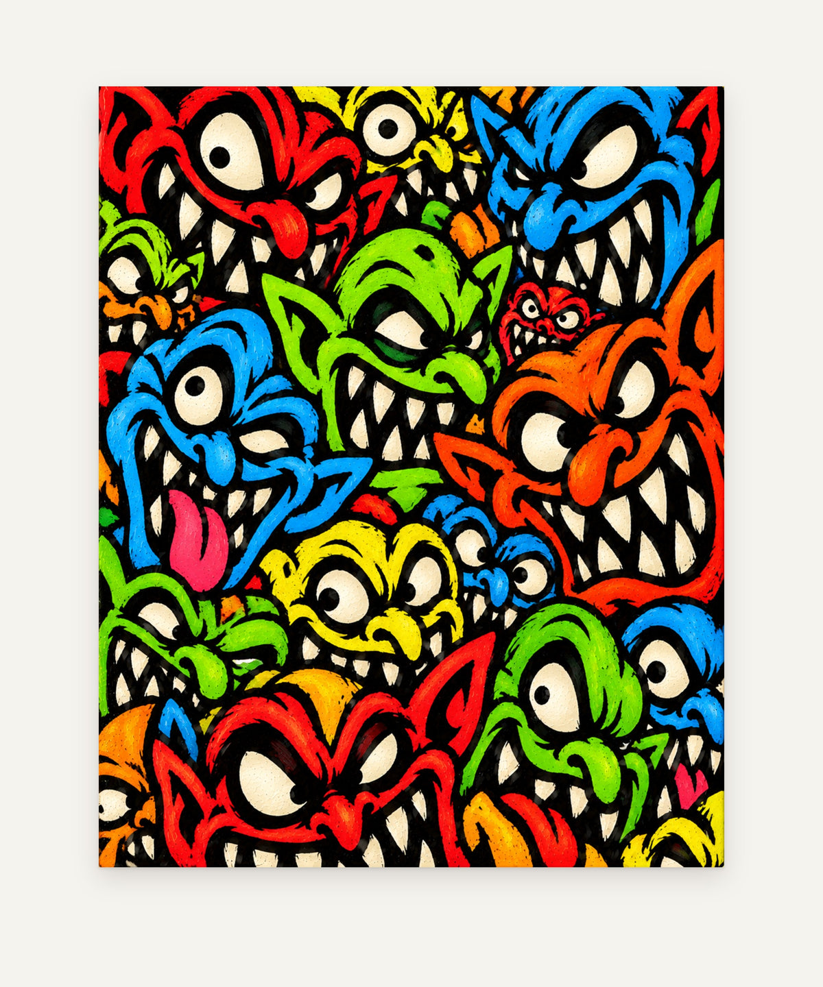 Play in Indigo art print