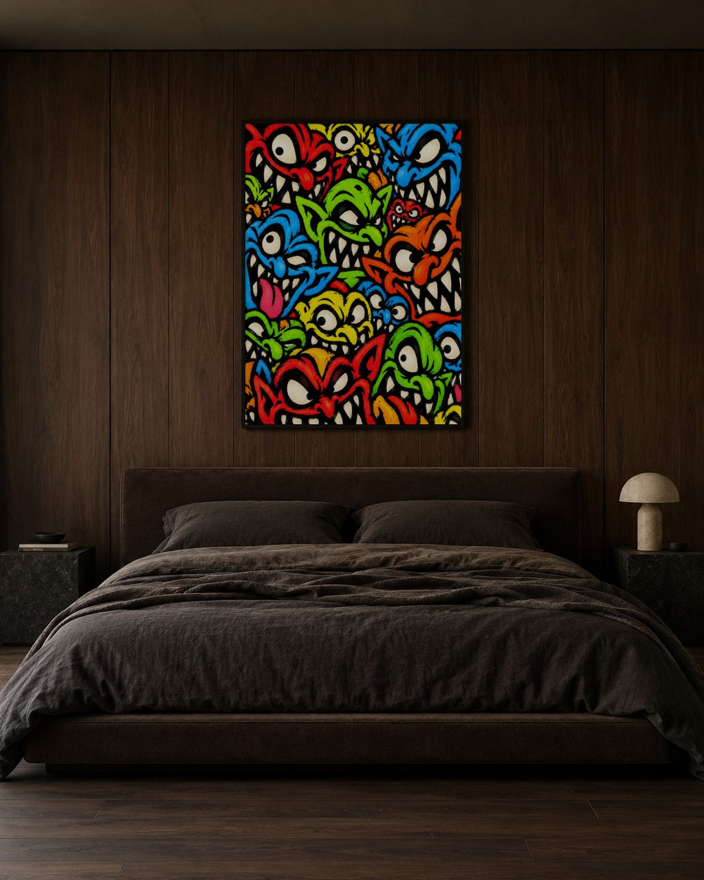 Play in Indigo art print