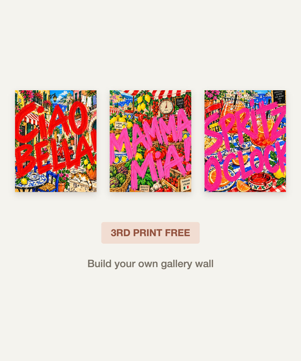 Pulse in Rose art print