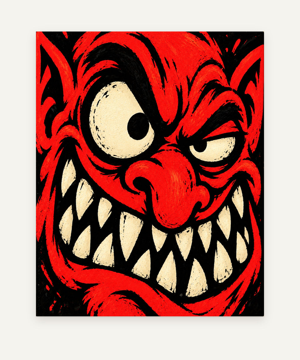 Rhythm in Crimson art print