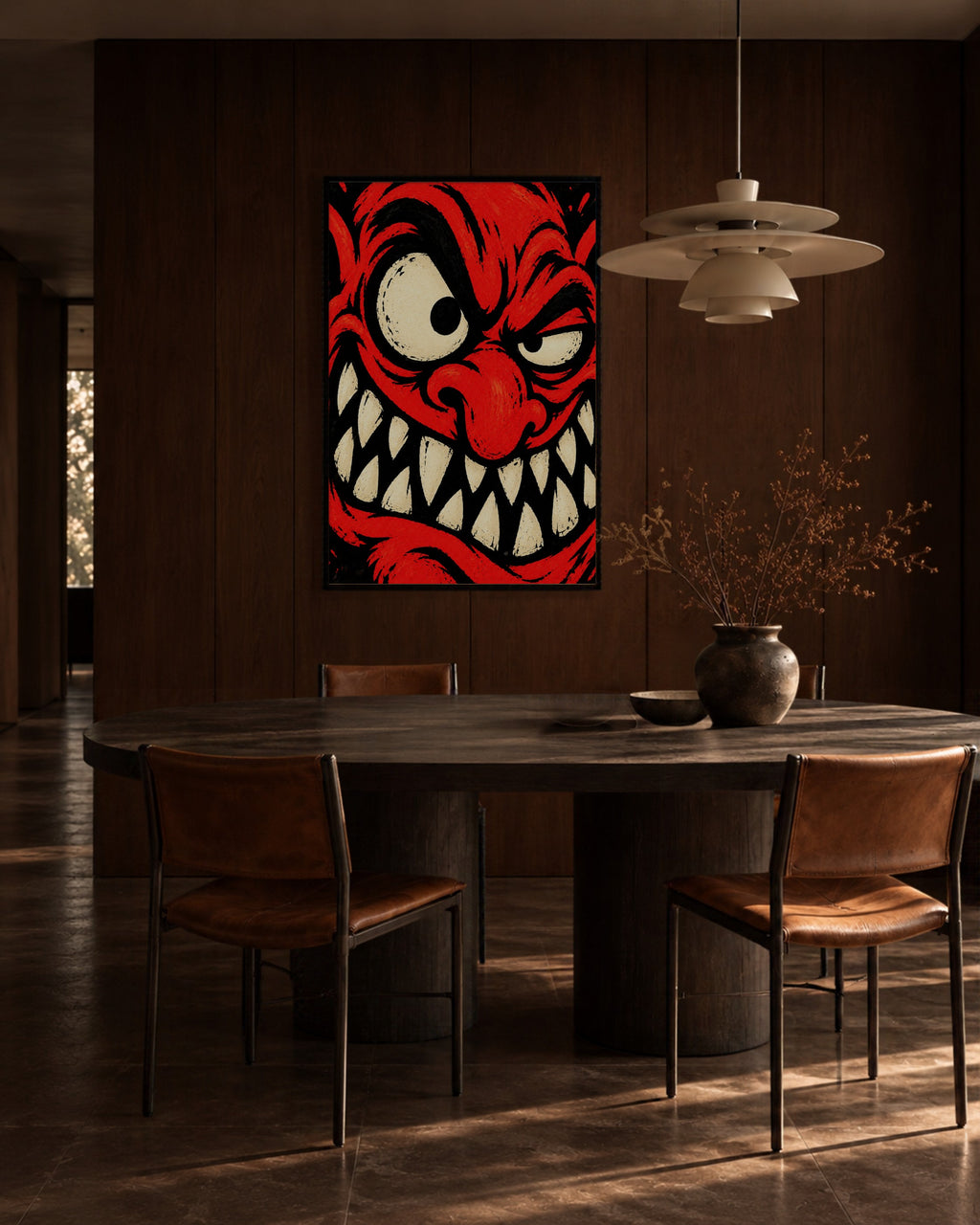 Rhythm in Crimson art print