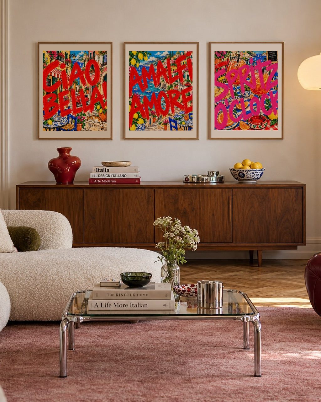 Ruby & Azure art print