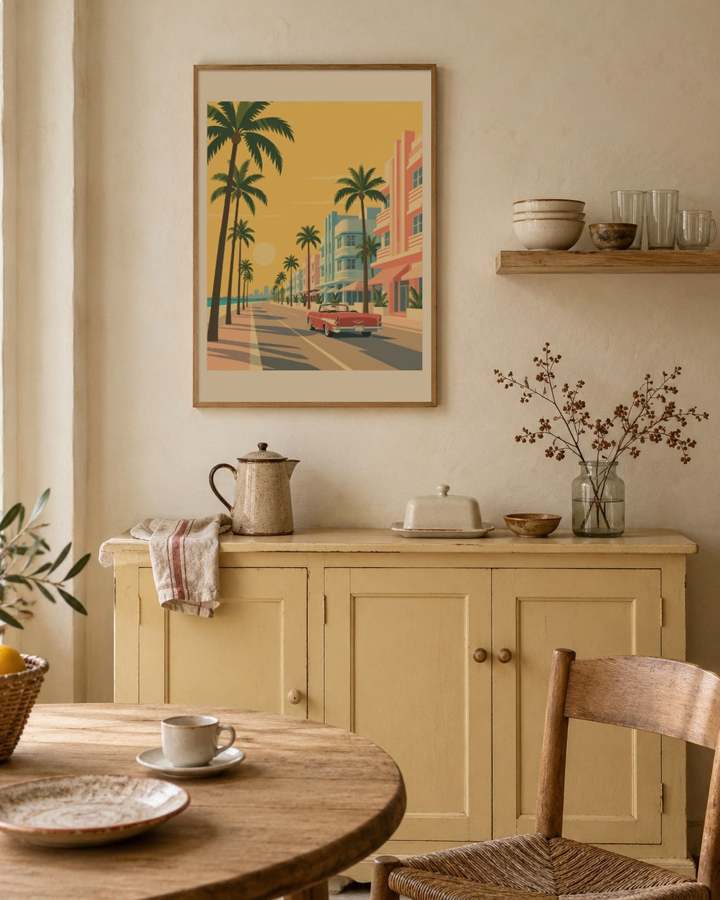 Saffron & Apricot art print