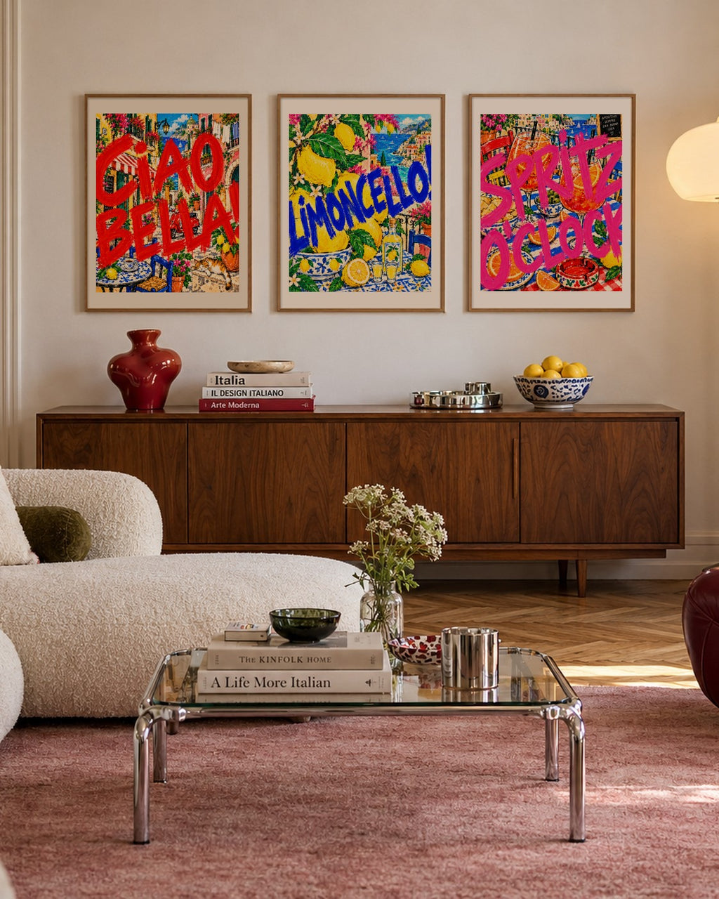 Saffron & Cobalt art print
