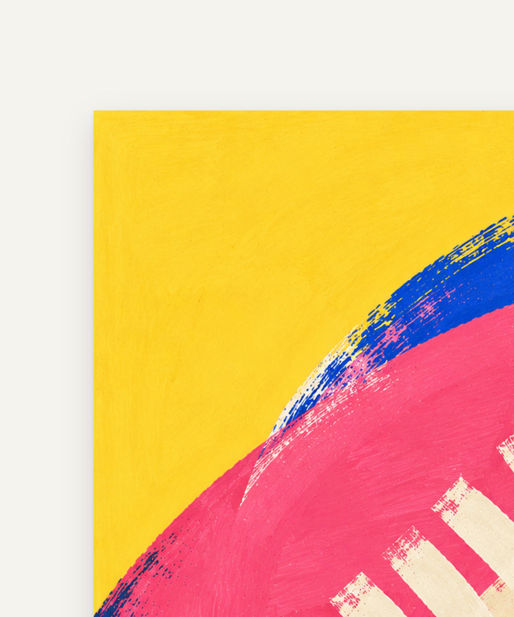 Saffron Signal No. 8 art print