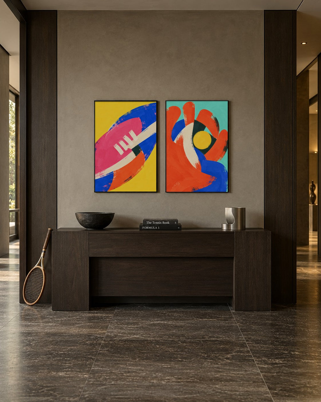 Saffron Signal No. 8 art print