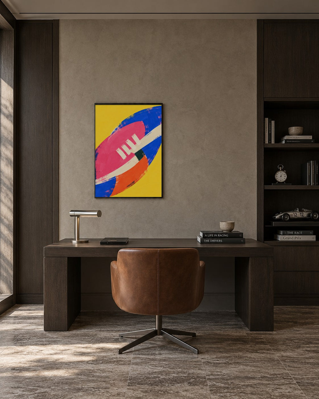 Saffron Signal No. 8 art print