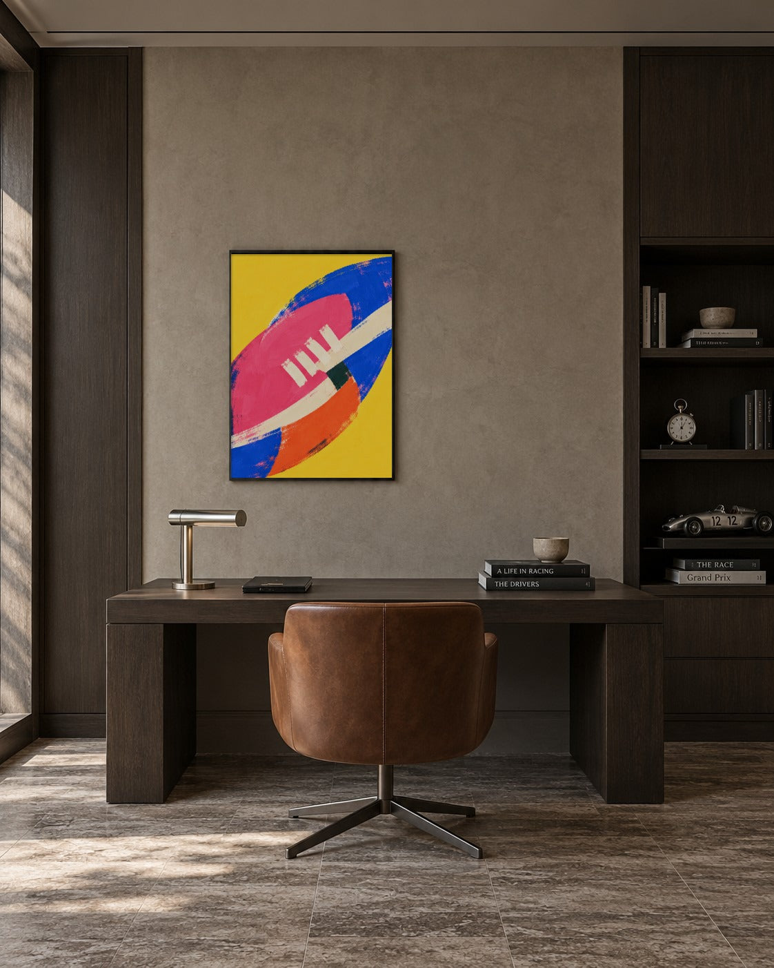 Saffron Signal No. 8 art print